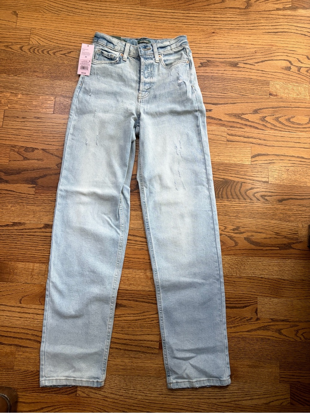 Target Light Blue High-Rise Straight Leg Jeans NWT sz 00